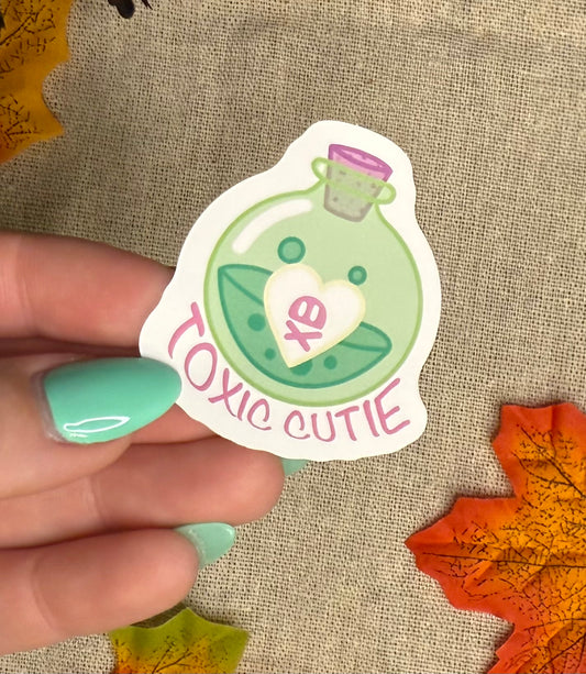 Toxic Cutie Die-Cut Sticker