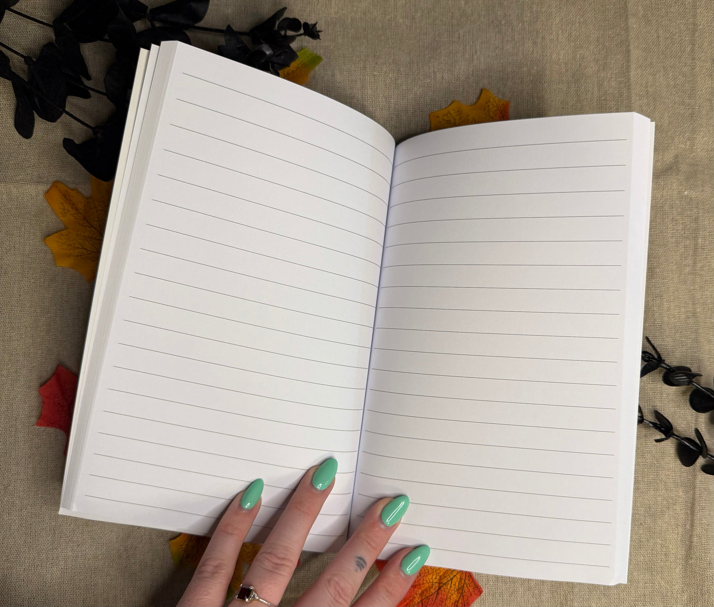 Night Birds Gloss Cover A5 Journal/Notebook