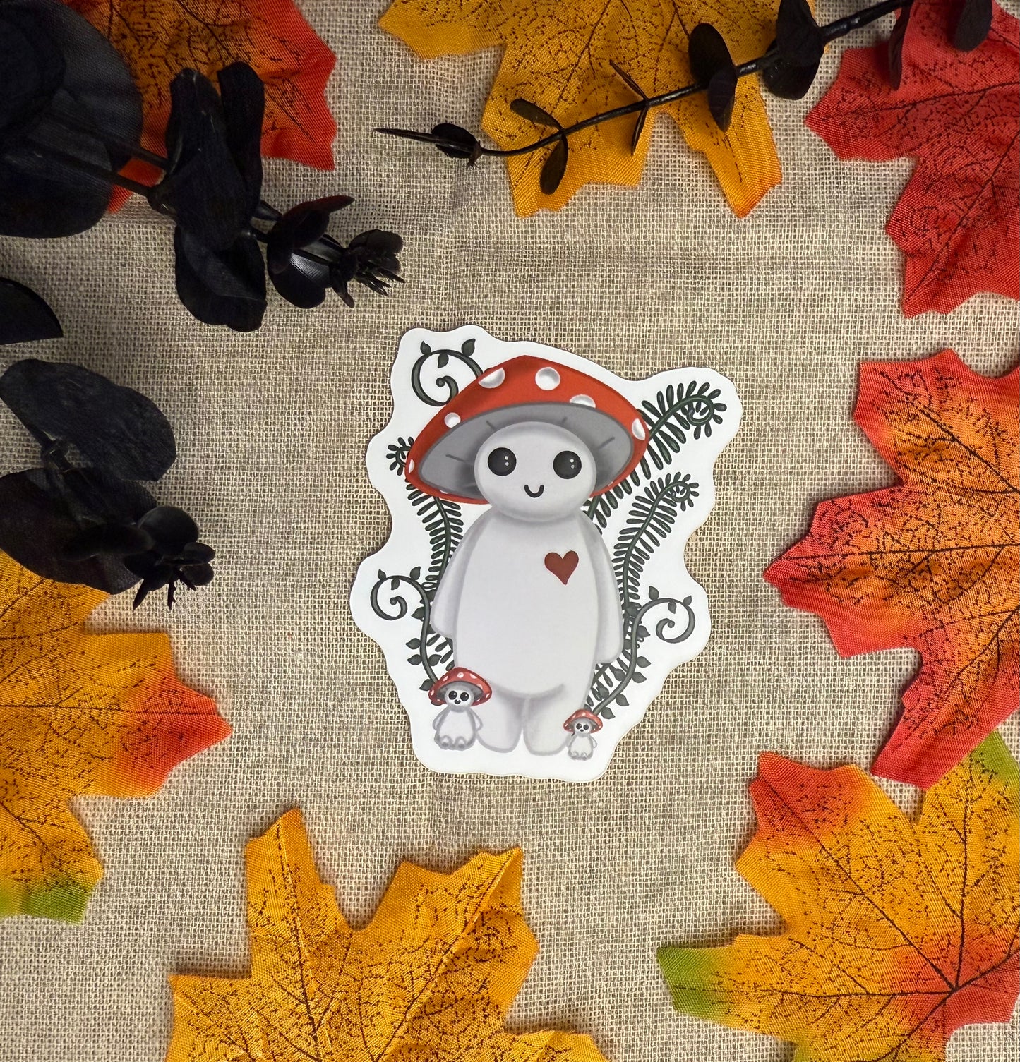 Mushy Family Die-Cut Sticker