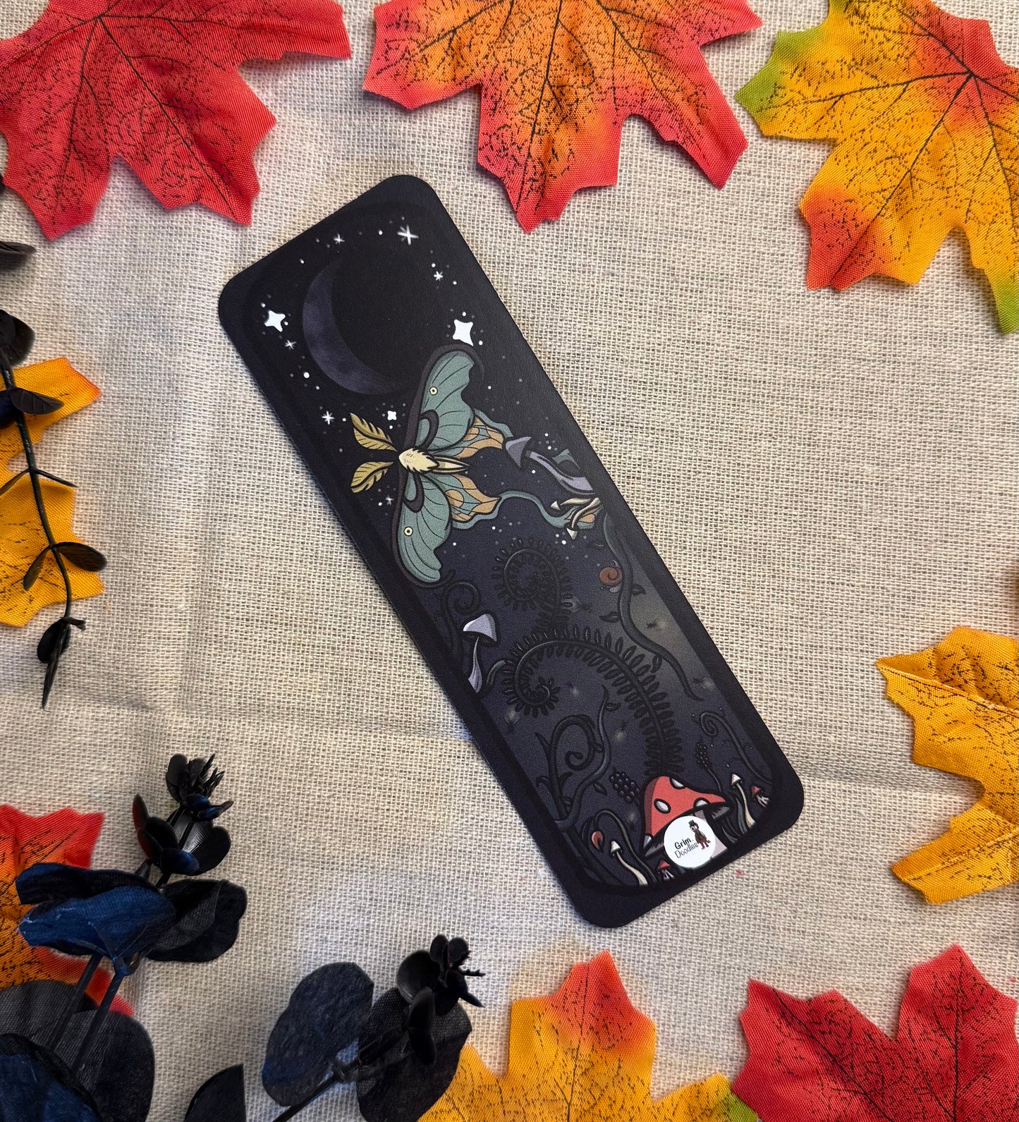 Mushys And Moths Bookmark - 400gsm