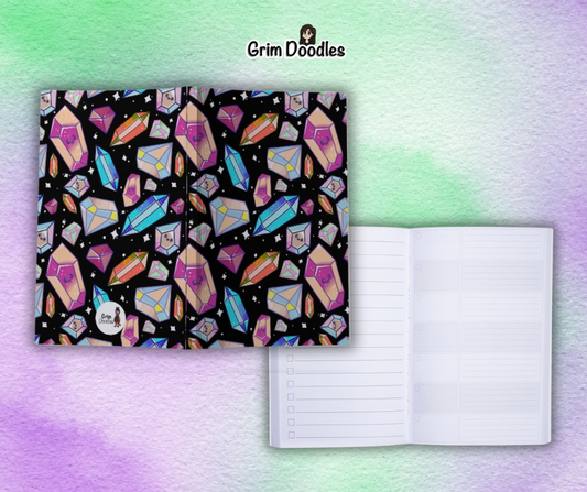 Crystal Familiars Gloss Cover A5 Journal/Notebook