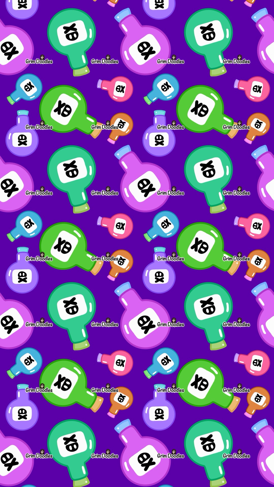 Vials and Venom Mobile Wallpaper