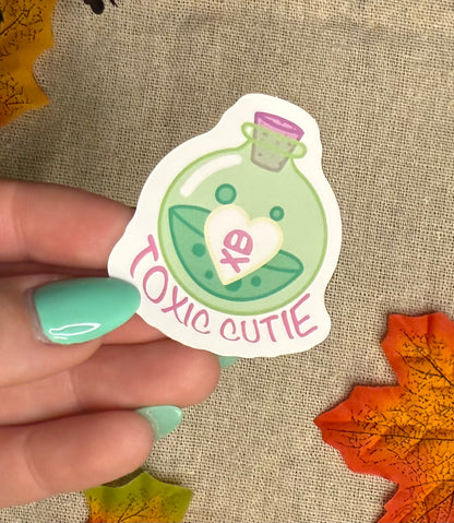 Toxic Cutie Die-Cut Sticker