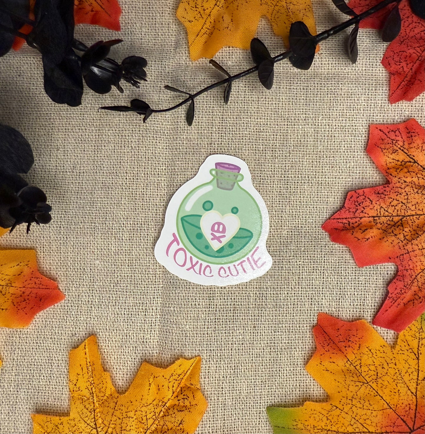 Toxic Cutie Die-Cut Sticker