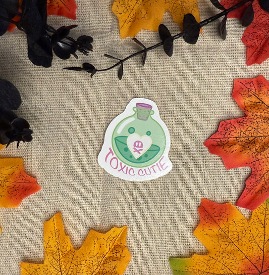 Toxic Cutie Die-Cut Sticker