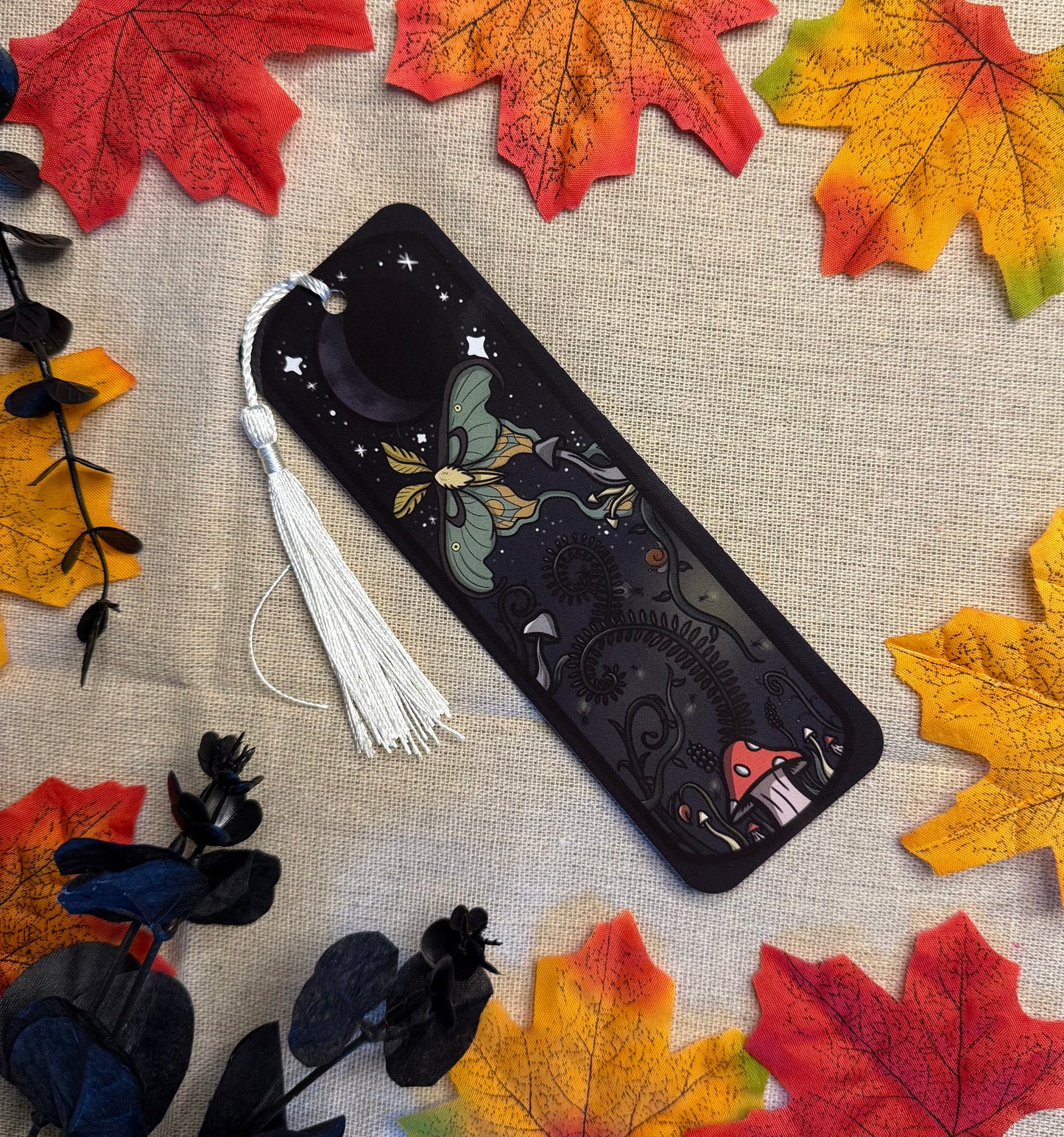 Mushys And Moths Bookmark - 400gsm