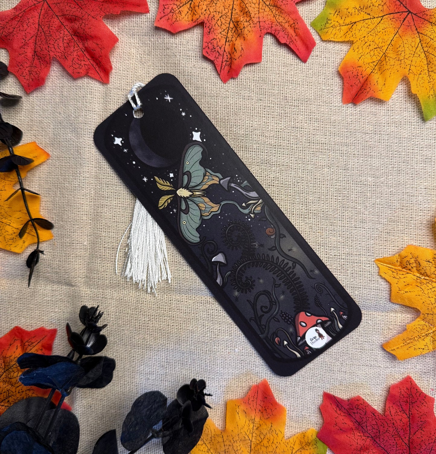 Mushys And Moths Bookmark - 400gsm