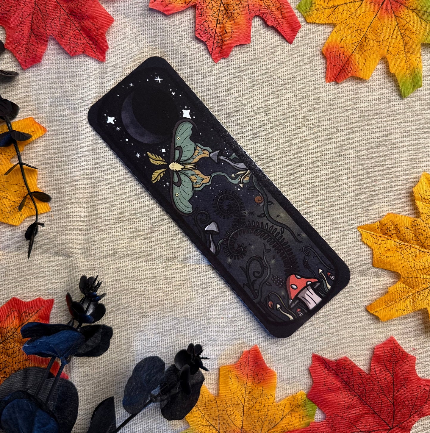 Mushys And Moths Bookmark - 400gsm