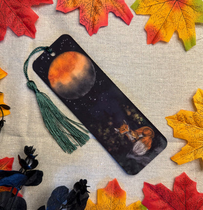 Nightfall Fox Bookmark - 400gsm