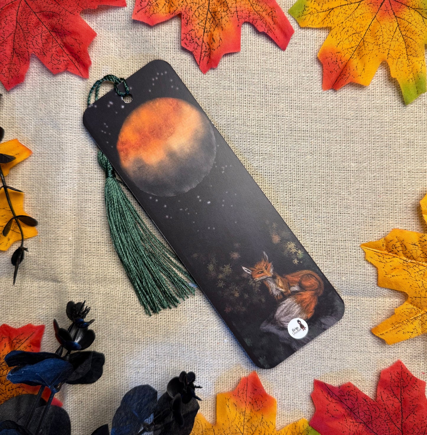 Nightfall Fox Bookmark - 400gsm