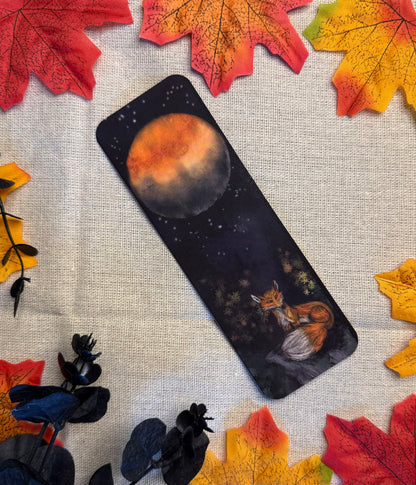 Nightfall Fox Bookmark - 400gsm