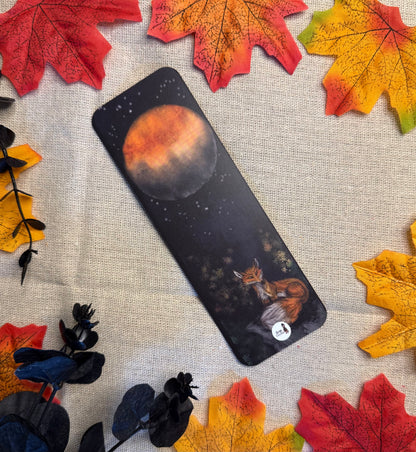 Nightfall Fox Bookmark - 400gsm