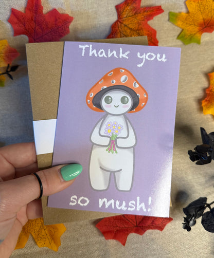 Thank You So Mush - A6 Greetings Card