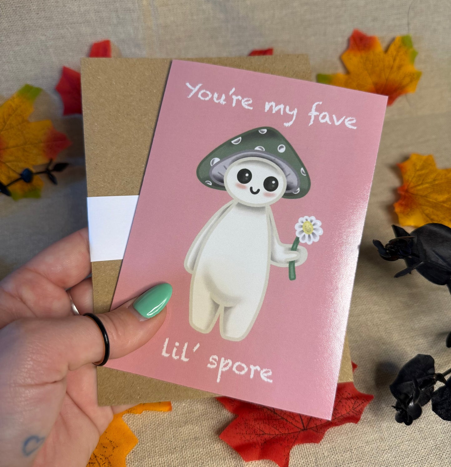 You're My Fave Lil' Spore - A6 Greetings Card
