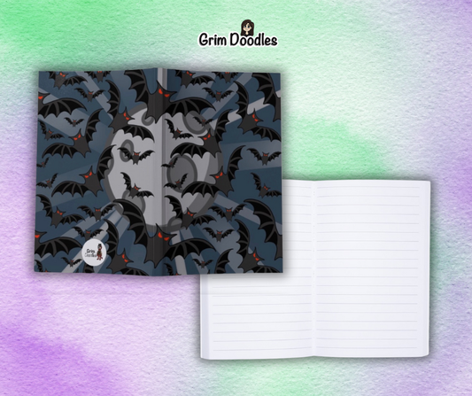 Night Birds Gloss Cover A5 Journal/Notebook