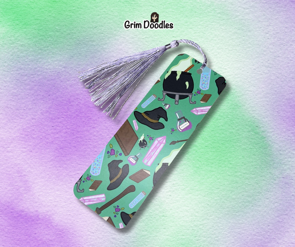 Bubbling Brew Bookmark - 300gsm