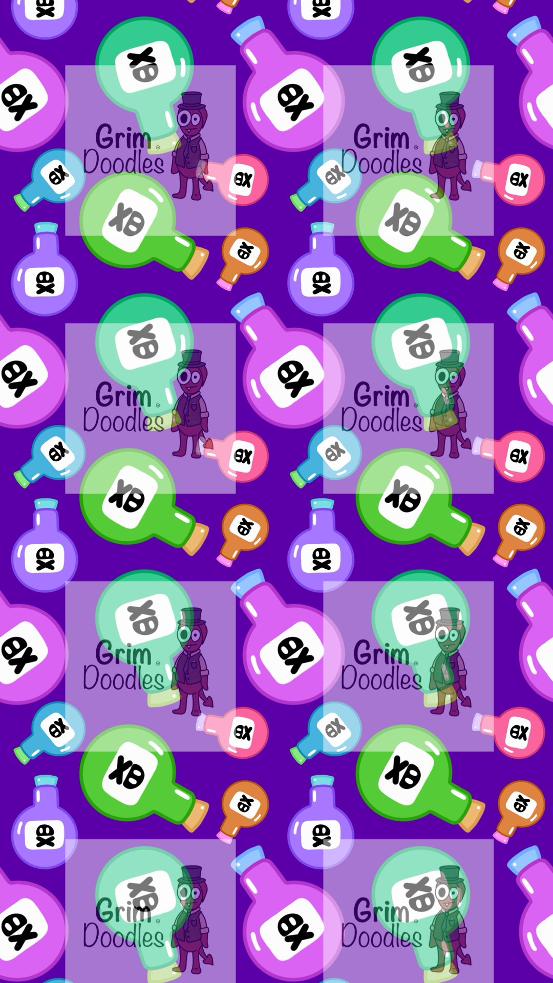 Vials and Venom Mobile Wallpaper