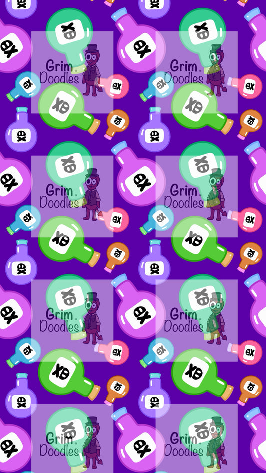 Vials and Venom Mobile Wallpaper